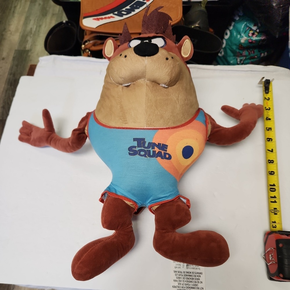 Space Jam A New Legacy  Plush Cuddle Pillow Buddy Taz RARE! HTF